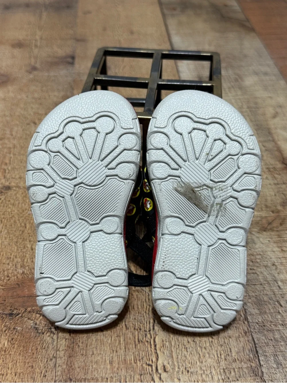 Buc-ee's brand toddler flip-flops